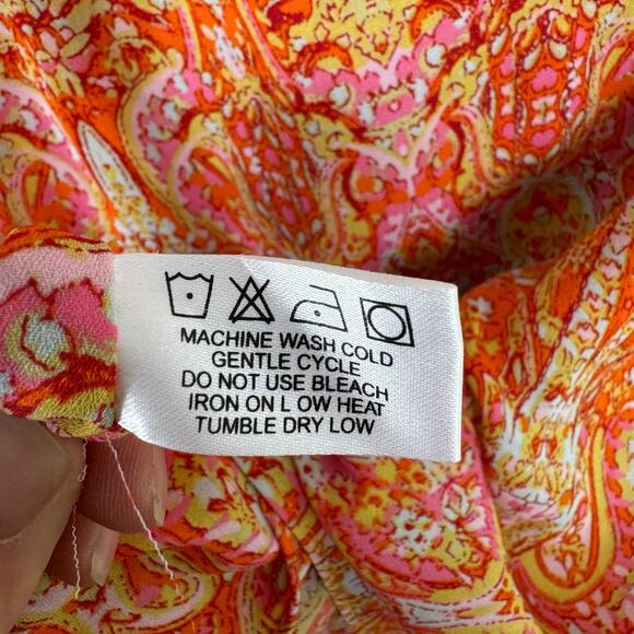 Violet & Claire Colorful Lightweight Spaghetti Strap Racerback Tank Blouse Sz M - Picture 8 of 8